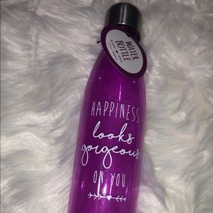 Happiness looks Gorgeous on You water bottle